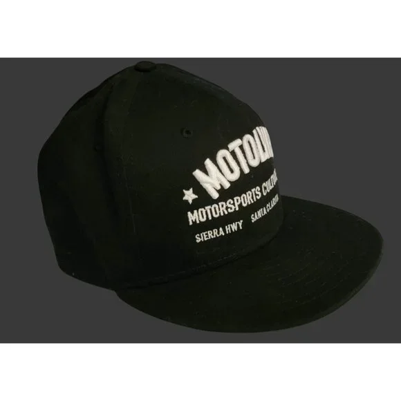 Moto Lyric Black Snapback Hat × New Era 9FIFTY Motorsports Culture Supply - Picture 2 of 6